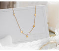 Five Small Round Necklace Clavicle Female Necklace