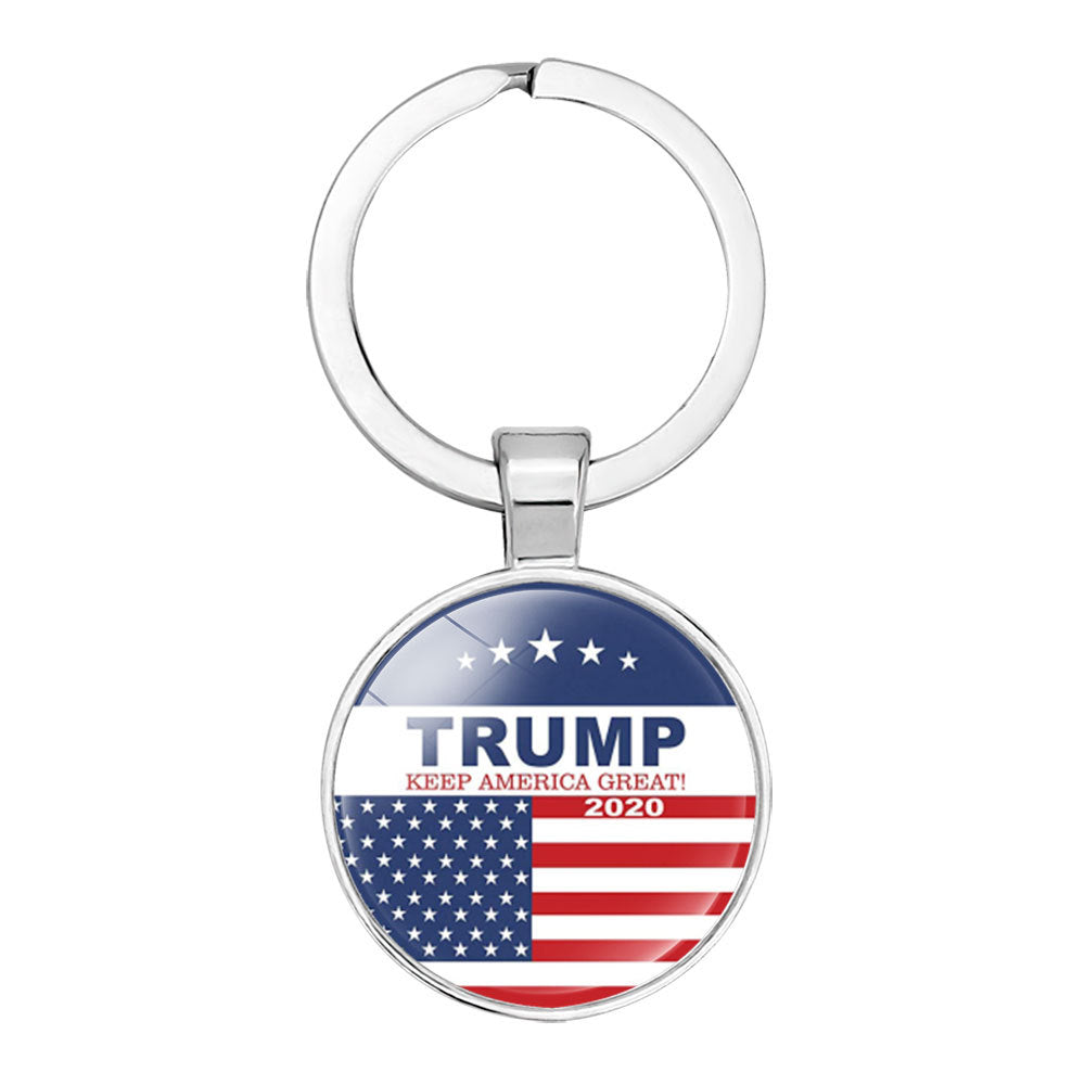 Llavero Colgante de Gema de Tiempo Electoral de Trump