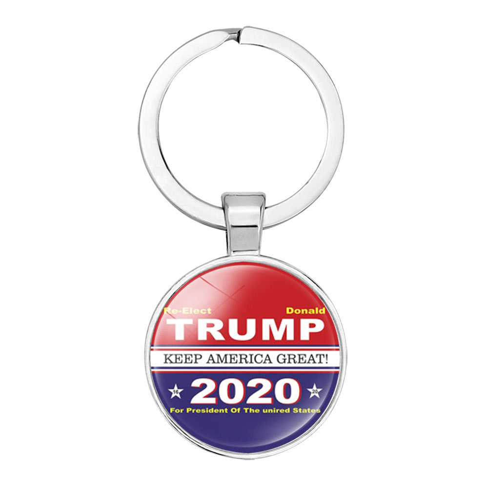 Llavero Colgante de Gema de Tiempo Electoral de Trump