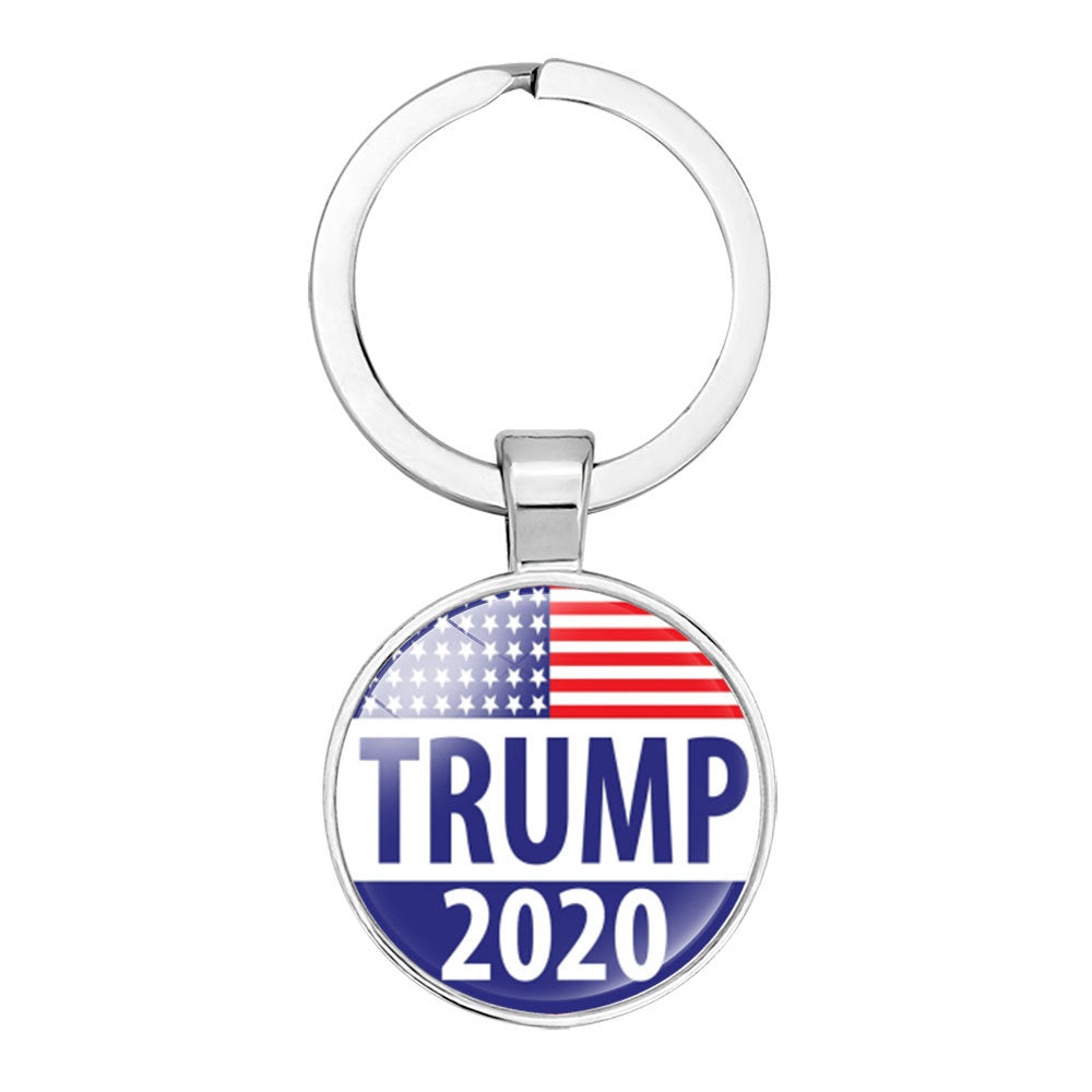 Llavero Colgante de Gema de Tiempo Electoral de Trump