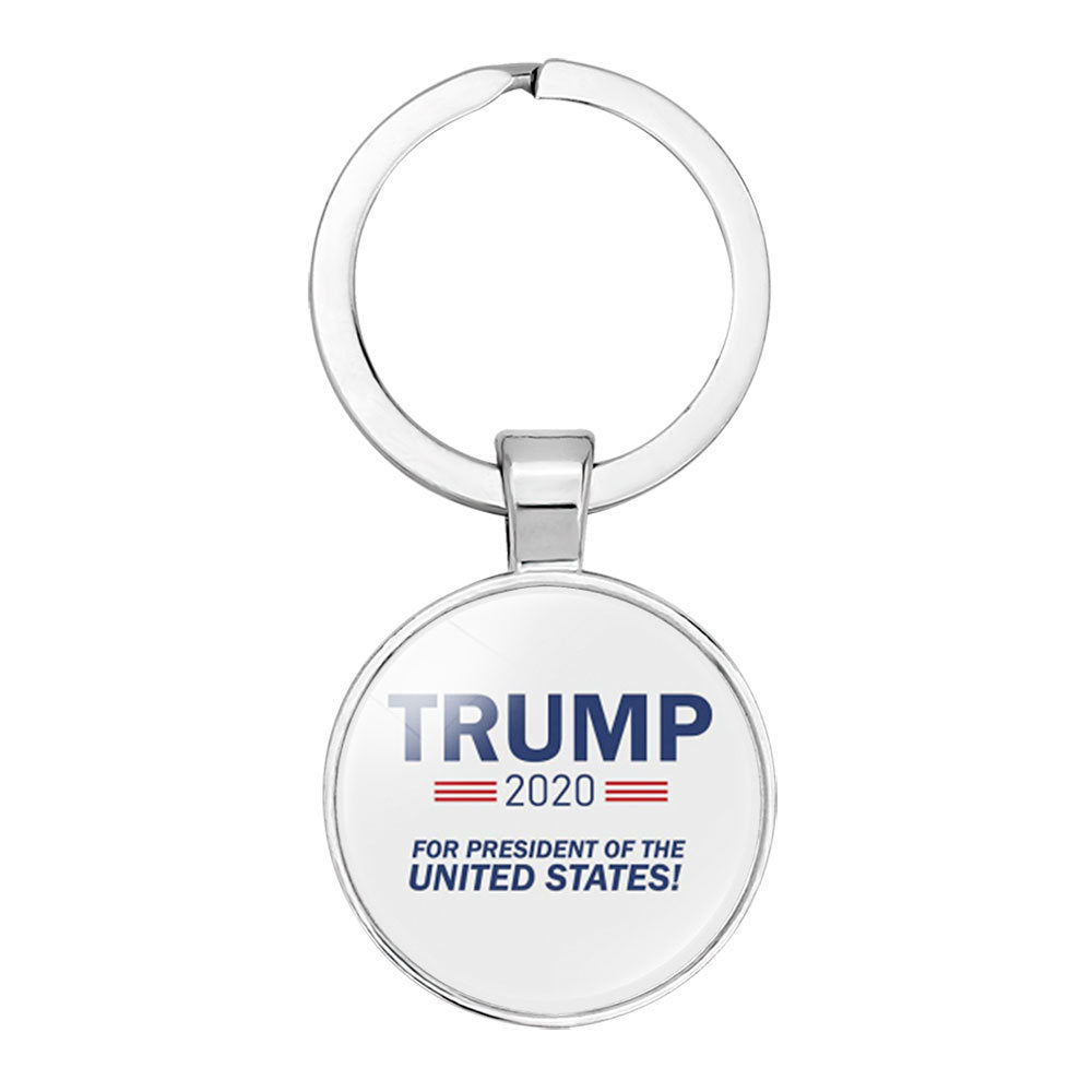 Llavero Colgante de Gema de Tiempo Electoral de Trump