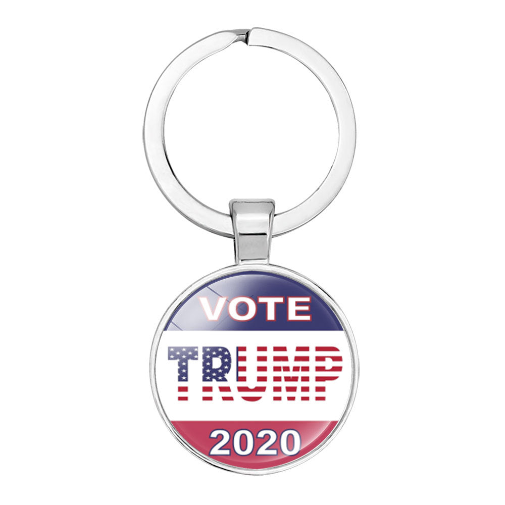 Llavero Colgante de Gema de Tiempo Electoral de Trump