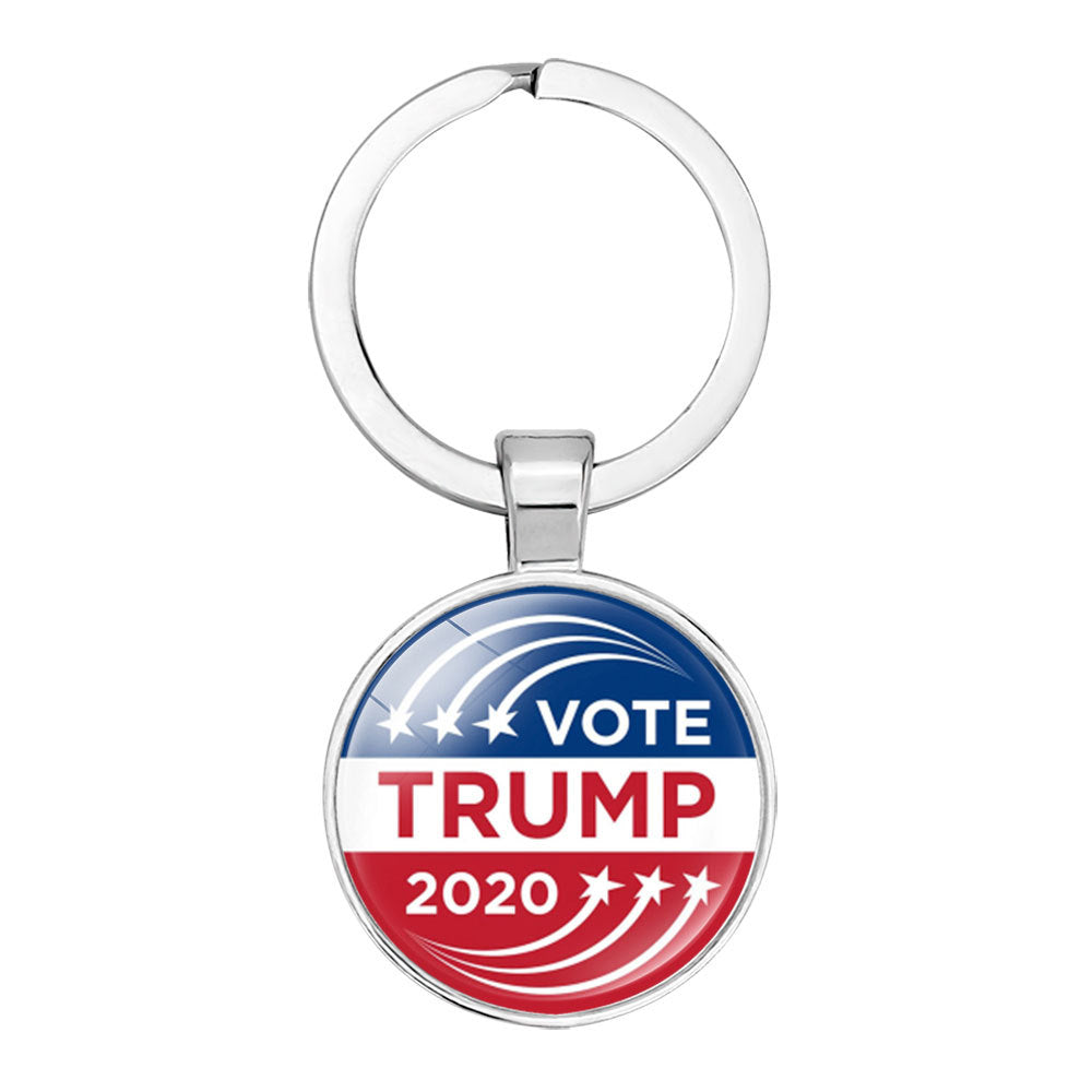 Llavero Colgante de Gema de Tiempo Electoral de Trump