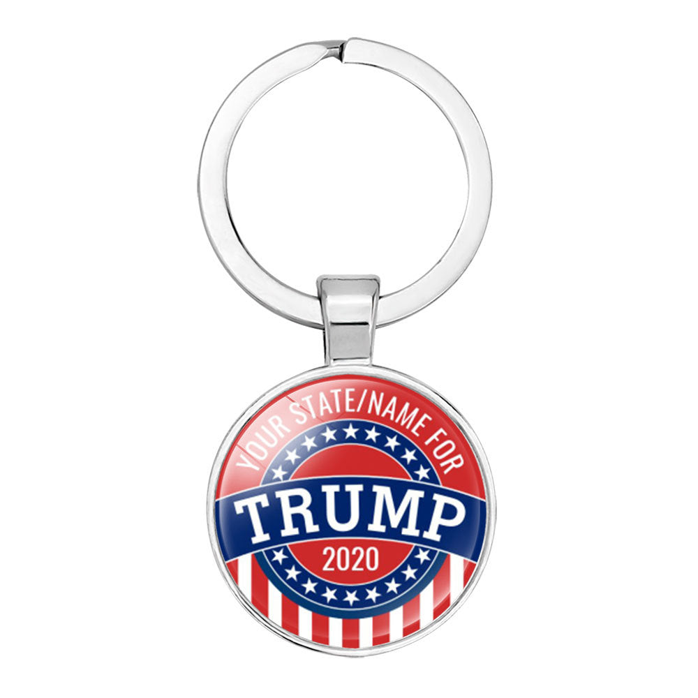 Llavero Colgante de Gema de Tiempo Electoral de Trump