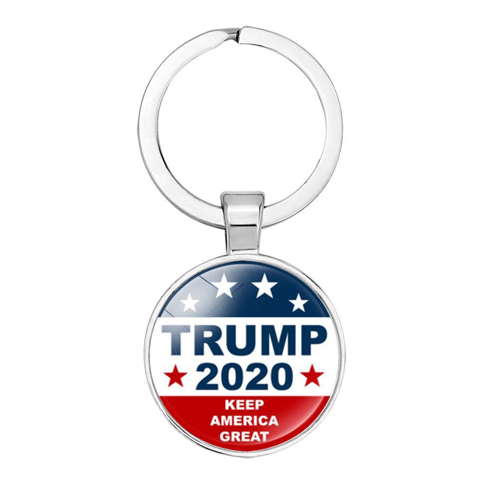 Llavero Colgante de Gema de Tiempo Electoral de Trump
