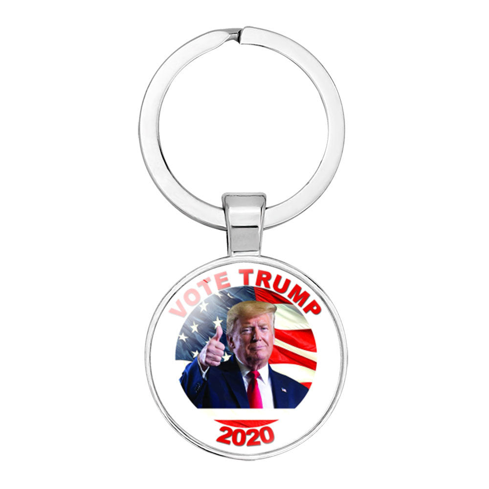 Llavero Colgante de Gema de Tiempo Electoral de Trump