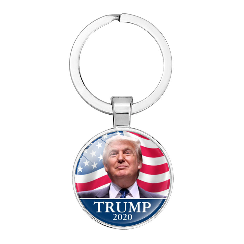 Llavero Colgante de Gema de Tiempo Electoral de Trump