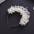Koreanische Brauthaarschmuck, Perlenhaarreifen, Haarbänder, Haarschmuckblumen, Hochzeitsschmuck, Blumen, Hochzeitsschmuck