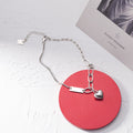 Sommer Retro Liebe Fußkette weibliche Pfirsichherz Fußkette