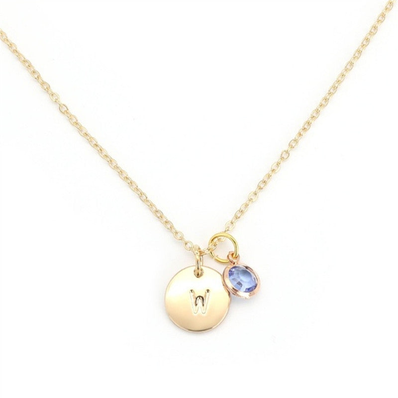 Kreativer Schmuck 26 englische Alphabet-Halsketten