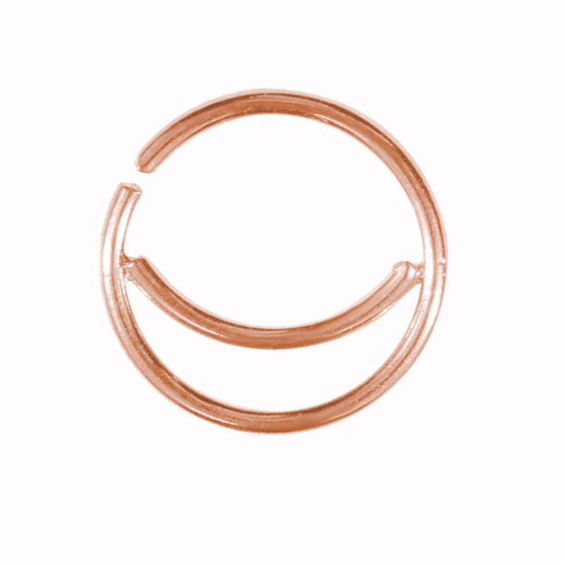 1PC Steel Moon Nose Rings Hoop 20G Fake Nose Septum Rings Piercing Ear Cartilage Tragus