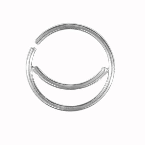 1 Stück Stahl Mond Nasenringe Hoop 20G Gefälschte Nasen Septum Ringe Piercing Ohrknorpel Tragus