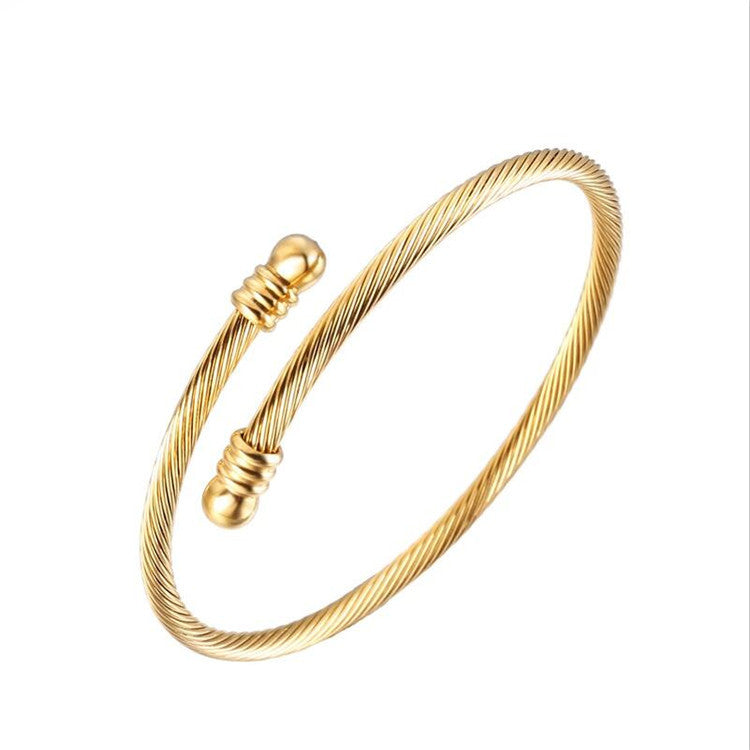 Brazalete de acero de titanio