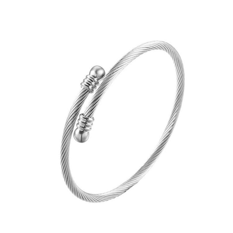 Brazalete de acero de titanio