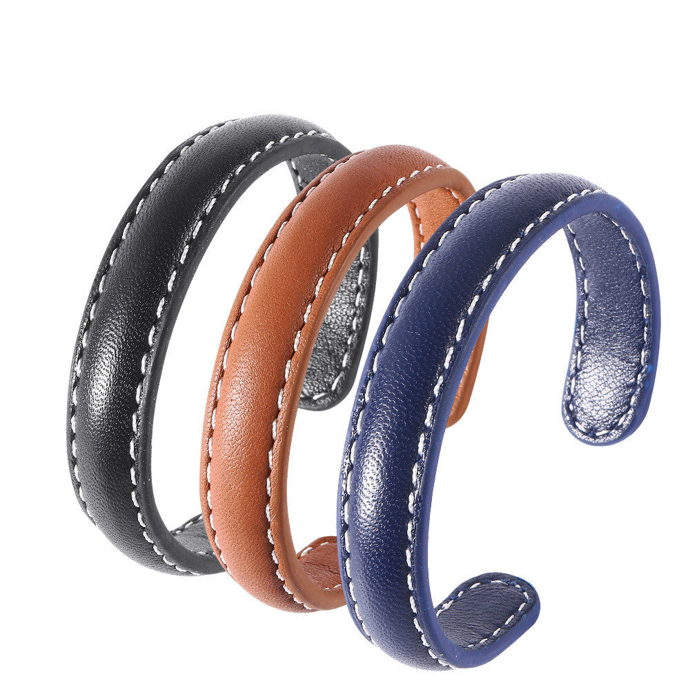 Brazalete de Cuero Amantes Brazalete de Cuero Accesorios de Mano para Hombres