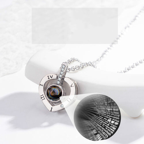 100 Languages I Love You Pendant Necklace