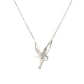 Diamond Angel Wings Necklace Charm Fashion Jewelry