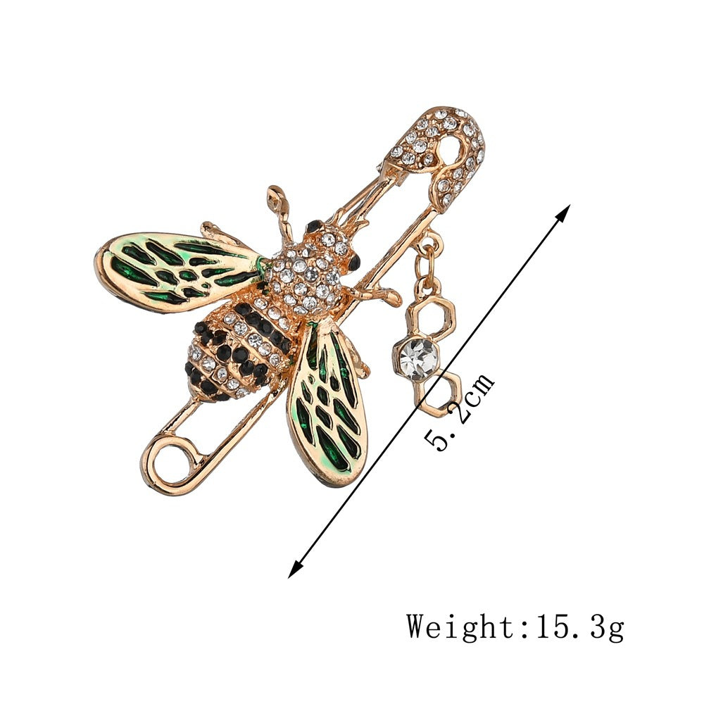 Personalisierte Bienenbrosche