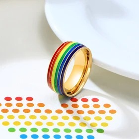 Anillo Unisex Arcoíris del Orgullo Cycolinks