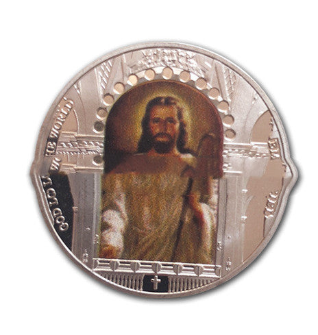 Jesus Christus Metall Gedenkmünze Gold- und Silbermünze Religiöser Glaube Souvenir Münze Brauch