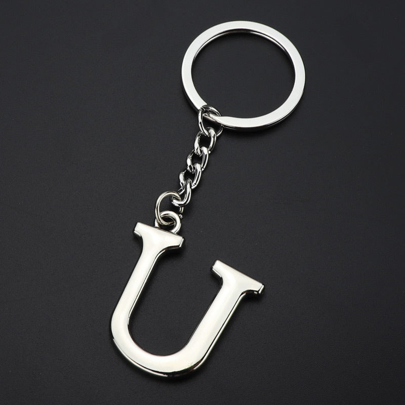 English Alphabet Keychain Keychain Personal Name Letter Pendant