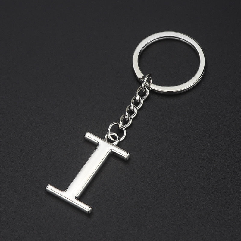 English Alphabet Keychain Keychain Personal Name Letter Pendant