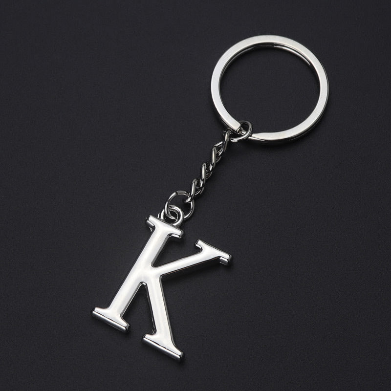 English Alphabet Keychain Keychain Personal Name Letter Pendant