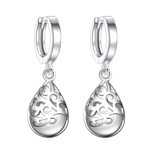 925 Silver-Plated Fashion Trend Moonlight Opal Totem Ear Jewelry Earrings Earrings Women's Wishing Pool Personality Earrings