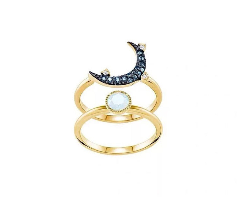 Doppellagiger Ring Damen Deko-Ring