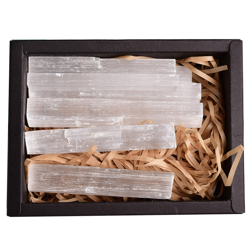 Amethyst Block Naturkristall Hexagonales Prisma Kraftstein Exquisite Geschenkbox Verpackung