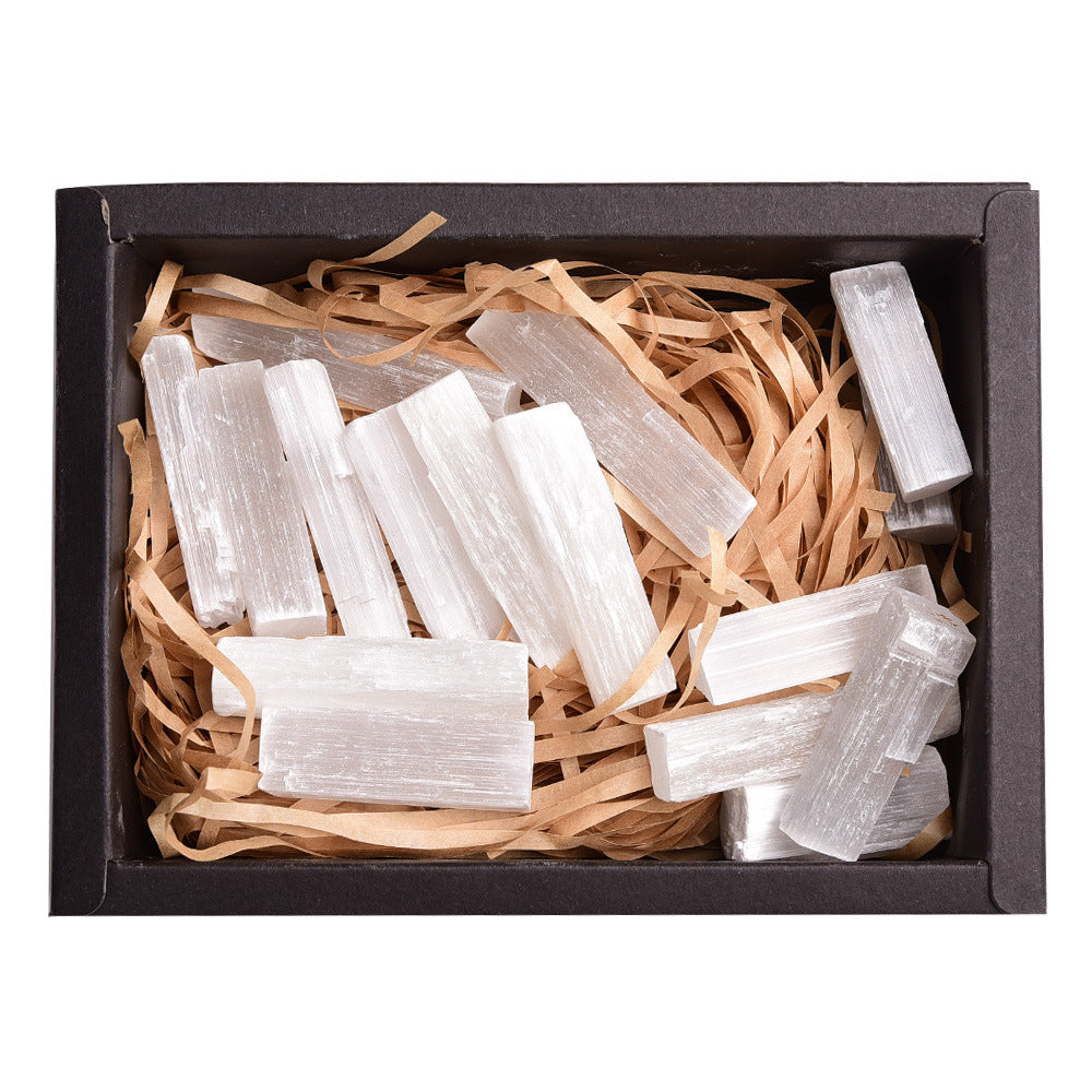 Amethyst Block Naturkristall Hexagonales Prisma Kraftstein Exquisite Geschenkbox Verpackung
