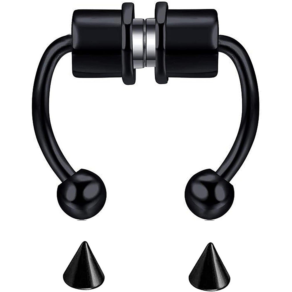 Piercing magnético de acero inoxidable para la nariz