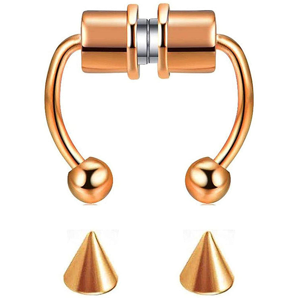 Piercing magnético de acero inoxidable para la nariz