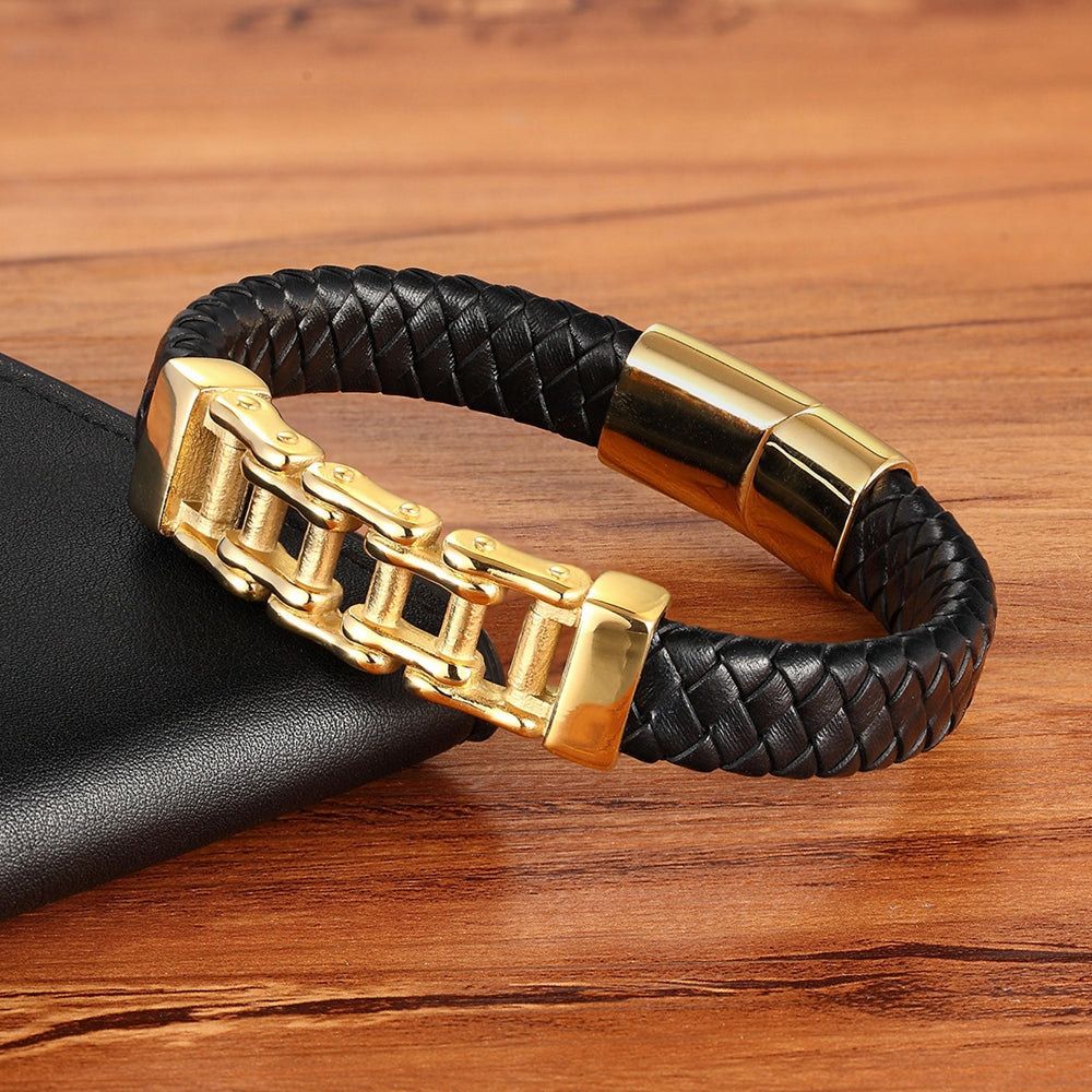 Leder Leder Geflochtenes Armband, Lederarmband, Individuelles Lederarmband, Herren-Rindsleder-Schmuck
