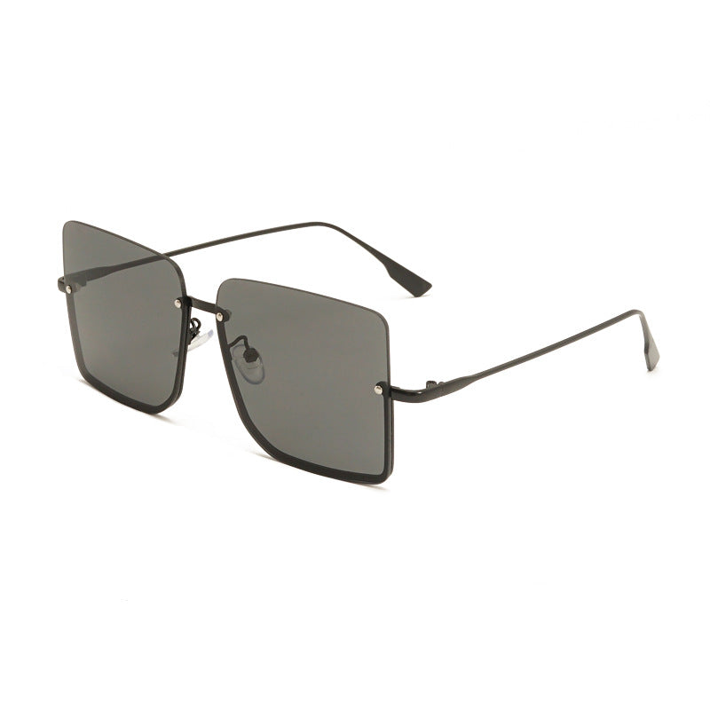 Halbrahmen-Ozean-Sonnenbrille Modische Trend-Sonnenbrille
