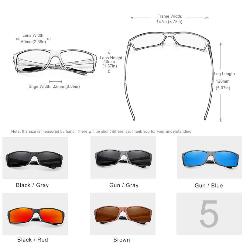 Neue Fashion Sonnenbrille Herren polarisiertes Fahren Brillen für Herren
