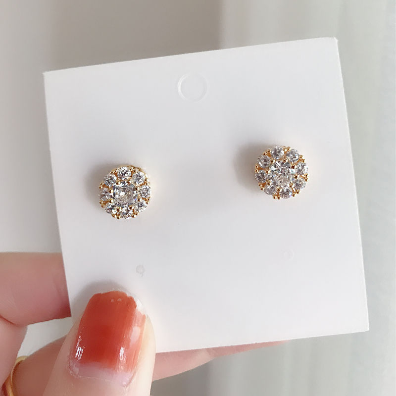 Diamantanhänger kurze Schlüsselbeinkette Netzpromi-Mode