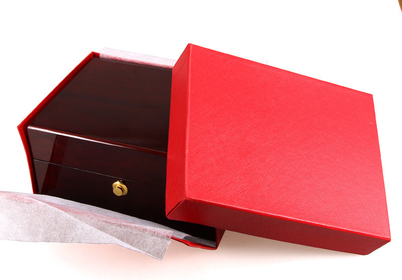 Caja de reloj pintada, caja de regalo para joyas, caja de almacenamiento
