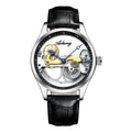 Automatische mechanische Uhr Kreative hohle Herrenuhr Generation Silikonarmbanduhr