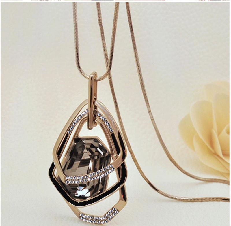 Lange Halsketten & Anhänger für Damen Maxi Collier