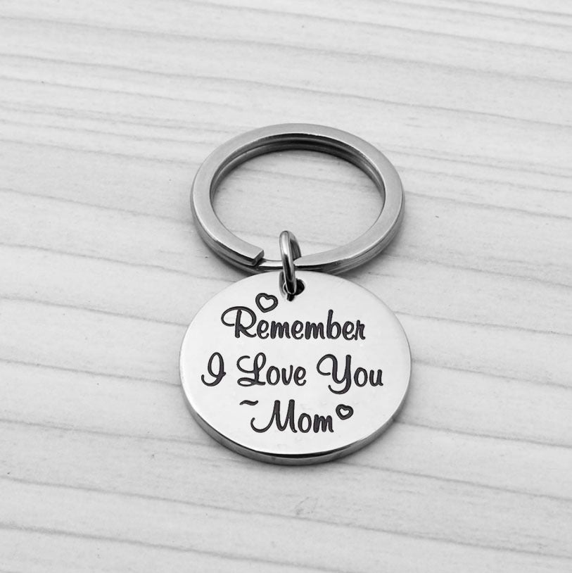 Más Vendido En Europa Y América Recuerda Te Amo Mamá Llavero De Acero Inoxidable Regalo De Acción De Gracias Día De La Madre