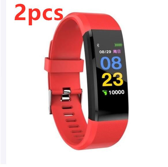 Pulsera Inteligente con Bluetooth Monitor de Ritmo Cardíaco Reloj Rastreador de Actividad Física