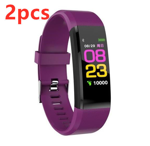 Pulsera Inteligente con Bluetooth Monitor de Ritmo Cardíaco Reloj Rastreador de Actividad Física