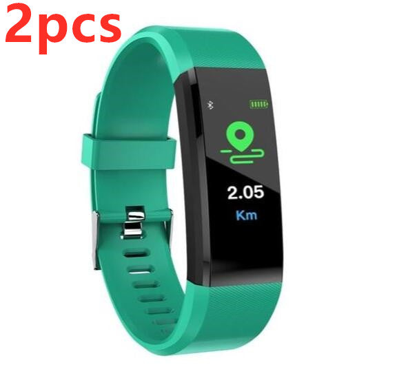 Pulsera Inteligente con Bluetooth Monitor de Ritmo Cardíaco Reloj Rastreador de Actividad Física