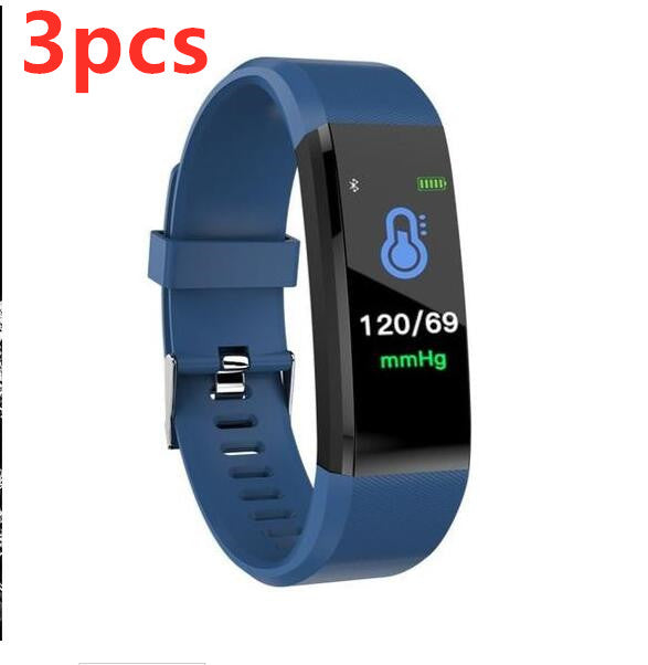 Pulsera Inteligente con Bluetooth Monitor de Ritmo Cardíaco Reloj Rastreador de Actividad Física