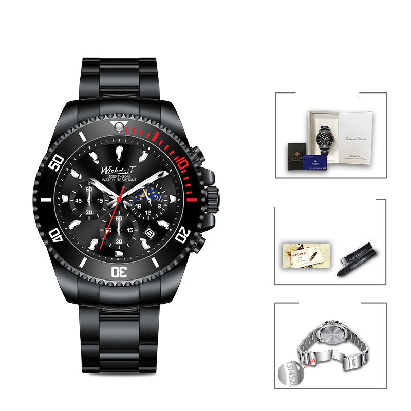 Reloj de pulsera mecánico automático para hombre "Monstruo Verde" (Water Ghost) de las diez mejores marcas