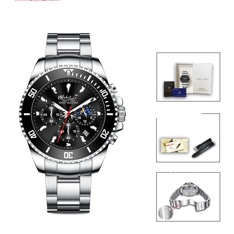 Reloj de pulsera mecánico automático para hombre "Monstruo Verde" (Water Ghost) de las diez mejores marcas