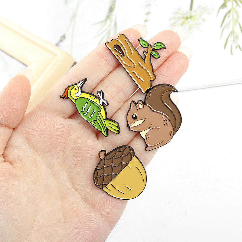 Neues Produkt Cartoon Süßer Affe Legierungsfarbe Brosche