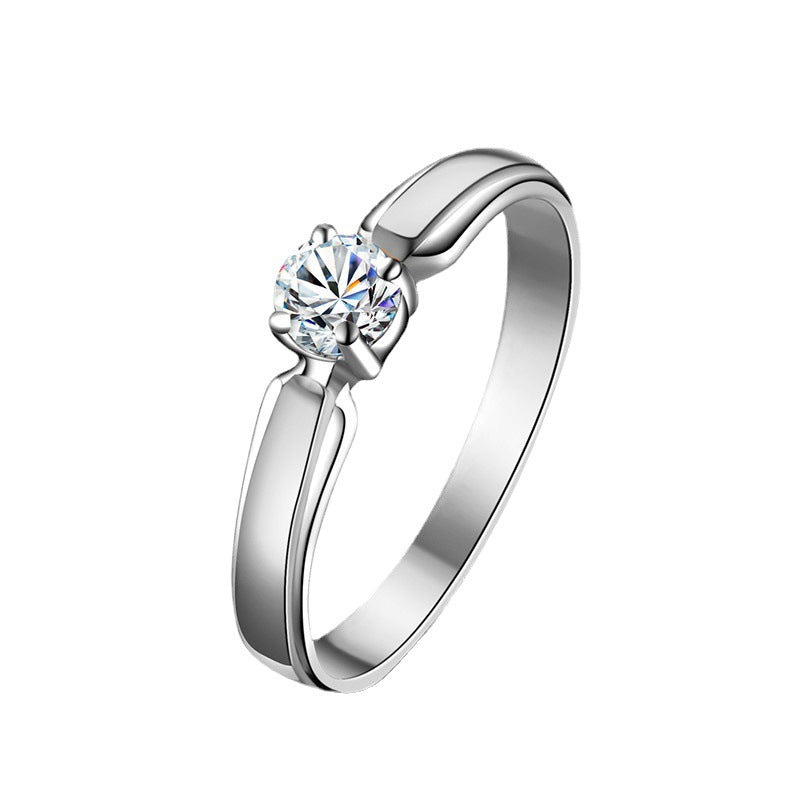 925er Sterling Silber Schmuck Mode Persönlichkeit Damenring Neuer Ring