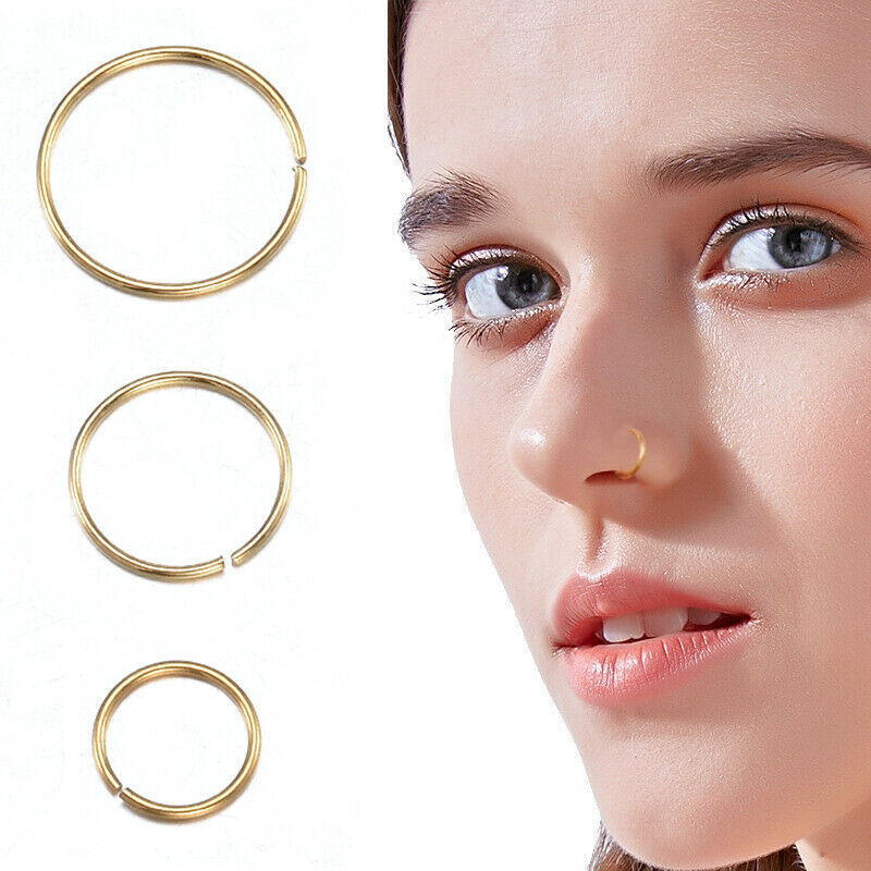 Nasenring Nasenring Edelstahl Nasenring Ohrknochenring Ohrknochennägel
